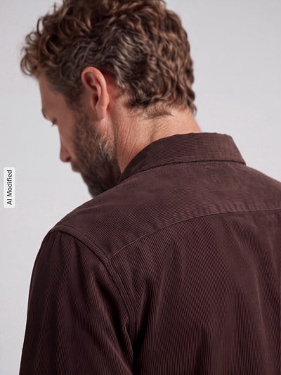 G-Star RAW Regular Fit Freizeithemd aus reiner Baumwolle Dunkelbraun 3