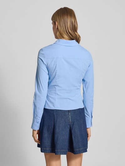 Review Hemdbluse mit Knopfleiste Bleu 5