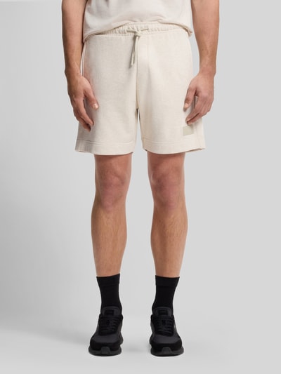 BOSS Green Regular Fit Sweatshorts aus Baumwoll-Mix Modell 'JT_SHORTS' Offwhite 4