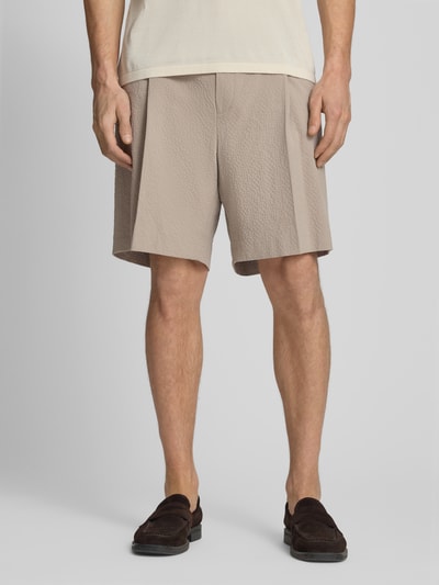 HUGO Wide Fit Chinoshorts aus Baumwoll-Mix Hellbraun 4