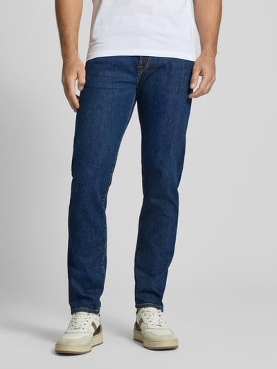 Paul Smith Tapered Fit Jeans mit Eingrifftaschen Dunkelblau 4