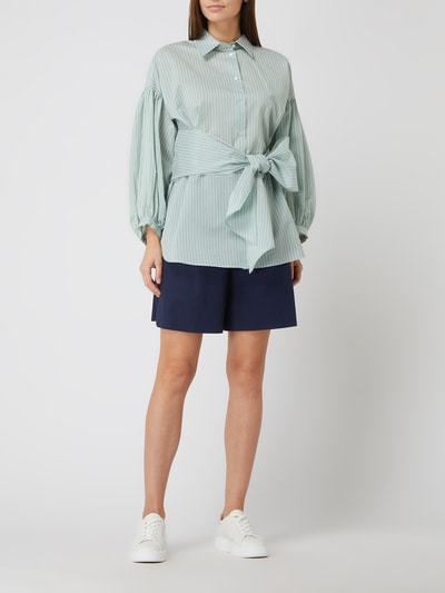 Weekend Max Mara Oversized Bluse mit Seide-Anteil Modell 'Baleari' Mint 1
