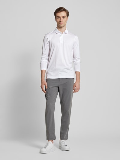 Emporio Armani Poloshirt mit überschnittenen Schultern Weiss 1