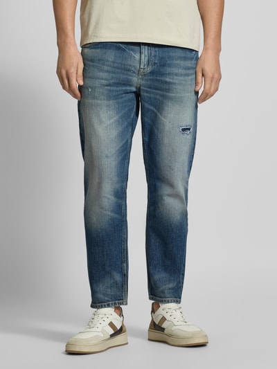 BOSS Orange Regular Fit Jeans aus Baumwoll-Mix Jeansblau 4