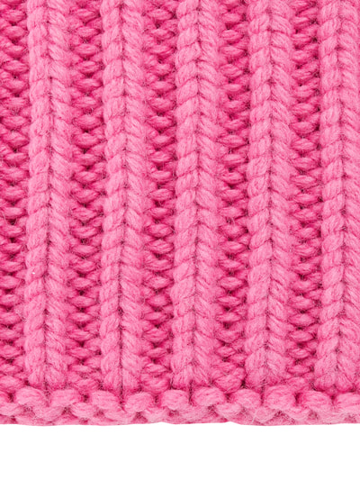 Unio Beanie mit breitem Umschlag Modell 'Mika' Pink 2