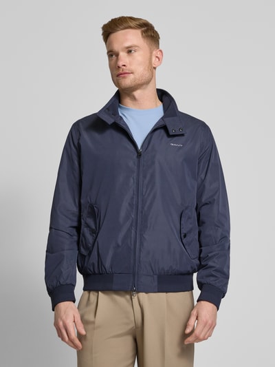 Gant Jacke mit Label-Details Marine 4