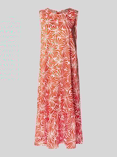 Smith and Soul Midi-jurk met ronde hals Rood - 2