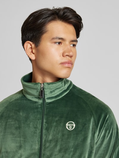 SERGIO TACCHINI Trainingsjacke mit Logo-Stitching Modell 'DALLAS' Oliv 3