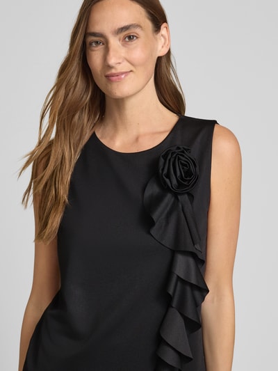 More & More Blusentop mit Zierbesatz Black 3