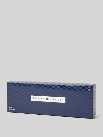 Tommy Hilfiger Skarpety z mieszanki bawełny w zestawie 3 szt. Jeansowy niebieski 3