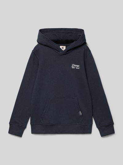 Garcia Hoodie mit Kapuze Dunkelblau 1