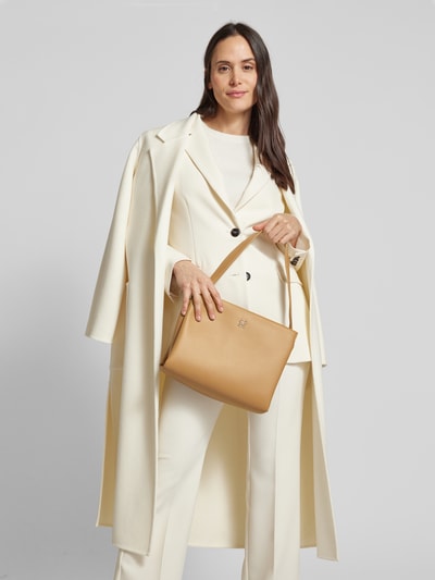 Tommy Hilfiger Handtasche mit Logo-Applikation Beige 1