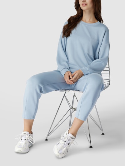 Christian Berg Woman Sweatpants met elastische band, model ‘Oda’ Rookblauw - 1