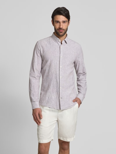 JOOP! Collection Slim Fit Freizeithemd aus Leinen-Baumwoll-Mix Mint 4