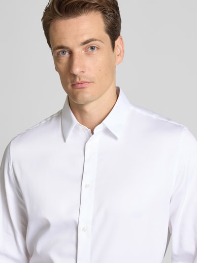Jake*s Regular Fit Business-Hemd mit Kentkragen Weiss 3
