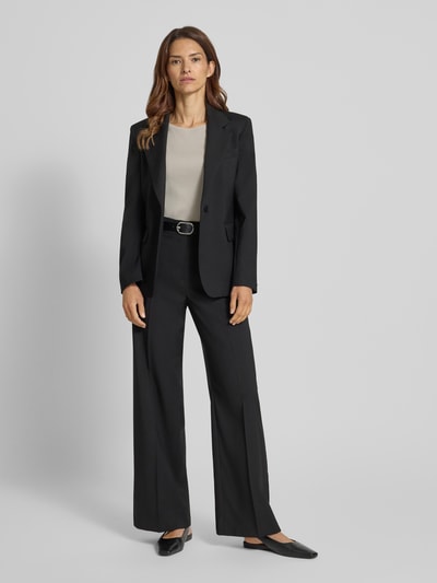 Christian Berg Woman T-shirt met geribde ronde hals Zand - 1