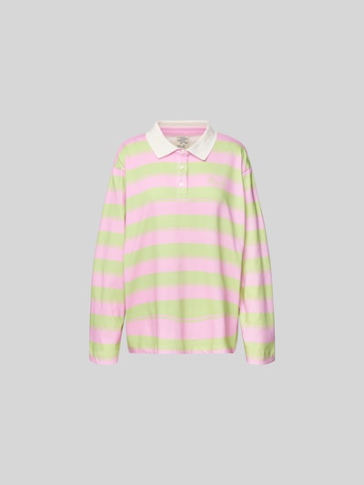 BAUM & PFERDGARTEN Poloshirt mit kurzer Knopfleiste Hellgruen 2