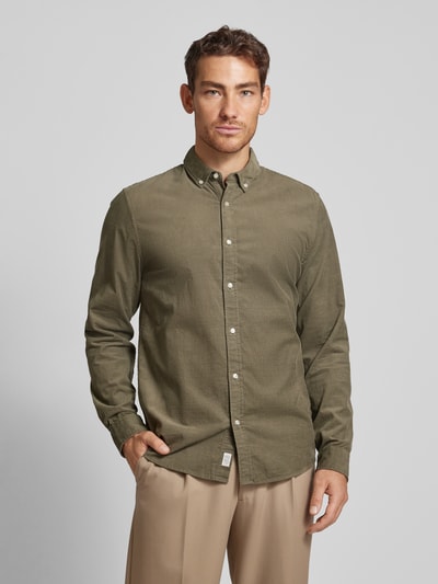 MCNEAL Koszula casualowa z kołnierzykiem typu button down Khaki 4