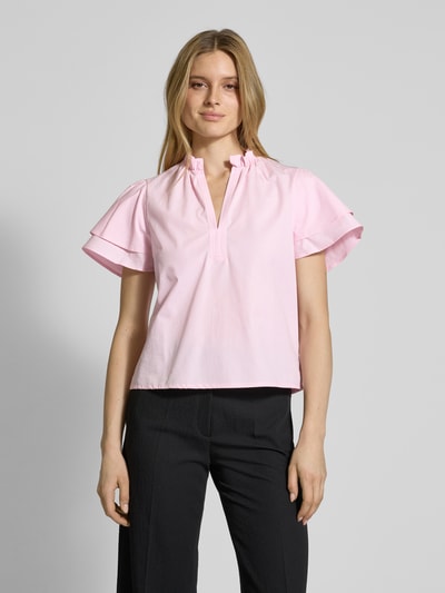 Rich & Royal Regular fit blouse met volants Roze - 4