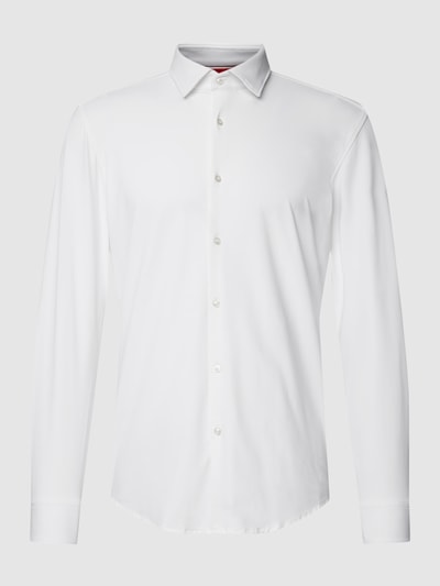 HUGO Slim Fit Business-Hemd Modell 'KENNO' Weiss 2