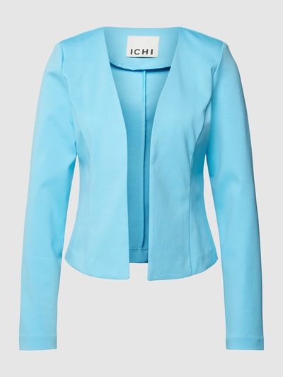 ICHI Blazer met opengewerkte voorkant, model 'KATE' Lichtblauw - 2