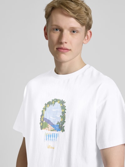 BLKVIS T-shirt met motiefprint, model 'TERRAZZA' Wit - 3