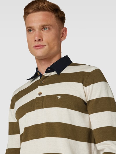 Fynch-Hatton Gebreide pullover met polokraag, model 'Rugby' Offwhite - 3