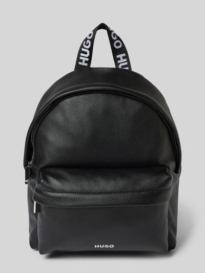 HUGO Rucksack mit Label-Print Modell 'Bel' Black 2