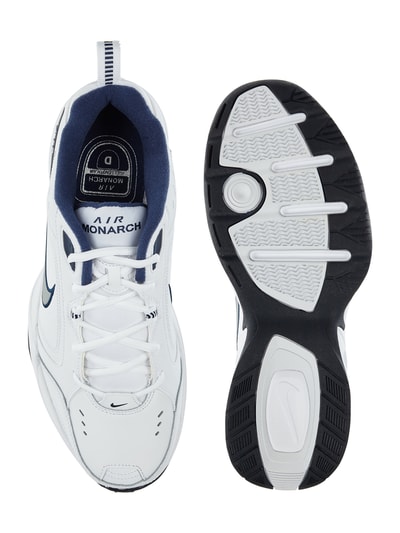 Nike Sneaker 'Air Monarch IV' aus Leder und Textil Weiss 4