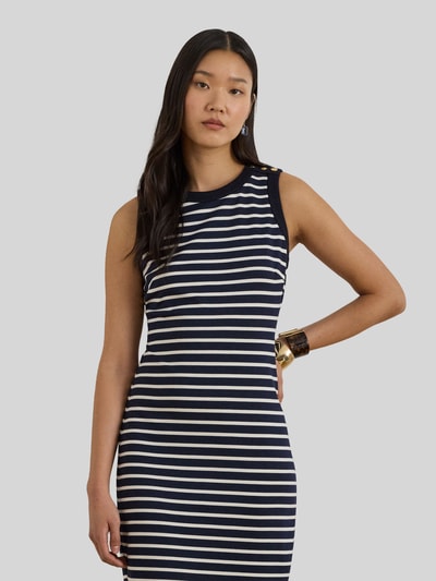 Lauren Ralph Lauren Körpernahes Freizeitkleid  Marine Melange 4