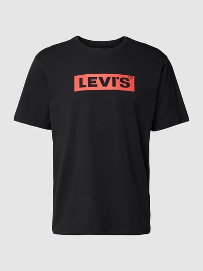 Levi's® T-shirt z nadrukiem z logo Czarny 2