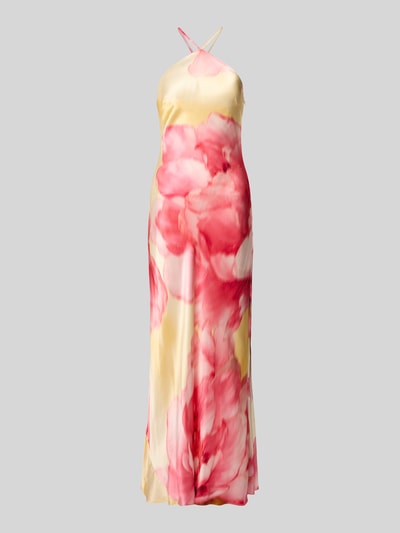 Produktfoto, Maxikleid aus Viskose mit Allover-Look von Forever New in Gelb und Rosa, A-Linie, weiche fließende Textur