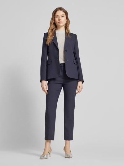 Weekend Max Mara Stoffen broek met Franse steekzakken, model 'RANA' Marineblauw - 1