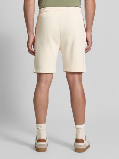 Scotch & Soda Korte broek met labelbadge en elastische band Zand - 5