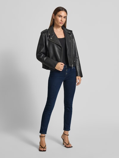 Liu Jo White Skinny fit jeans in 5-pocketmodel, model 'MONROE' Donkerblauw - 1