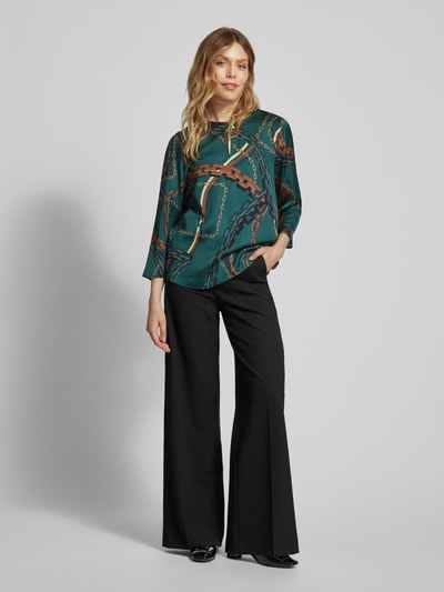 Marc Cain Blouse met 3/4-mouwen Donkergroen - 1