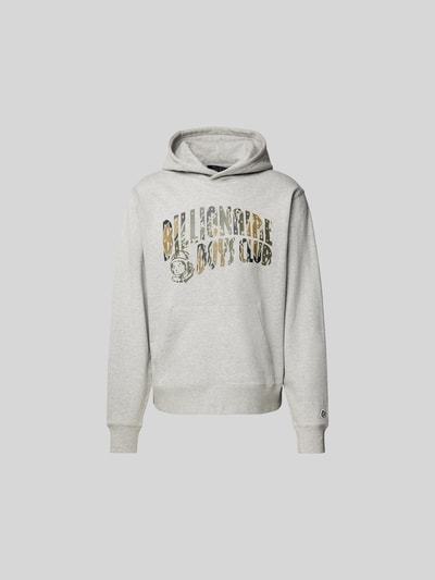 Billionaire Boys Club Hoodie mit Label-Print Hellgrau 2