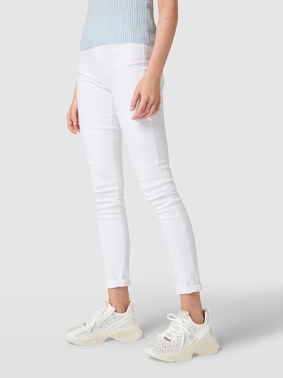 Steve Madden Sneakers met siersteentjes, model 'MAXIMA' Offwhite - 1