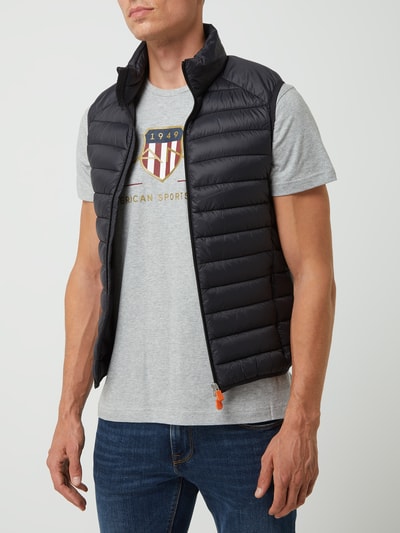 SAVE THE DUCK Lichte bodywarmer met ritszakken, model 'Giga' Zwart - 4