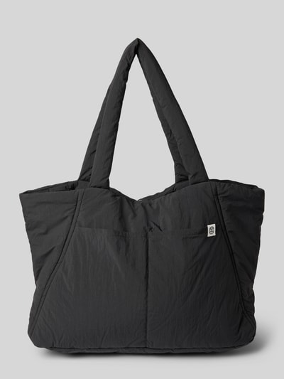 MSCH Copenhagen Shopper met labeldetail, model 'SIRIA SASJA' Zwart - 2