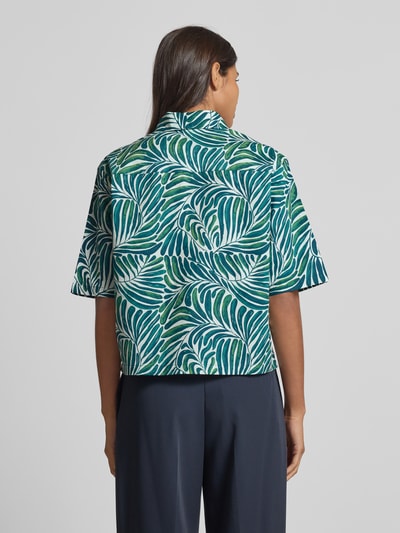 Christian Berg Woman Hemdbluse mit Knopfleiste Dunkelgruen 5