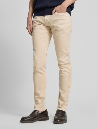 Pierre Cardin Tapered Fit Jeans im 5-Pocket-Design Modell 'Lyon' Beige 4