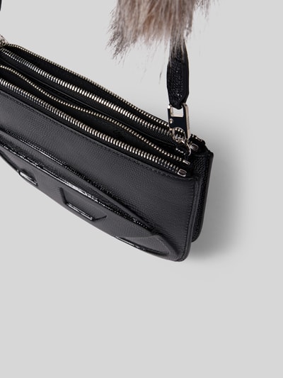 Diesel Shoulder Bag mit Logo-Detail Black 5