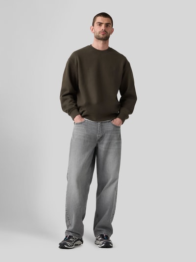 Levi's® Baggy Jeans aus reiner Baumwolle mit Label-Patch Mittelgrau 1