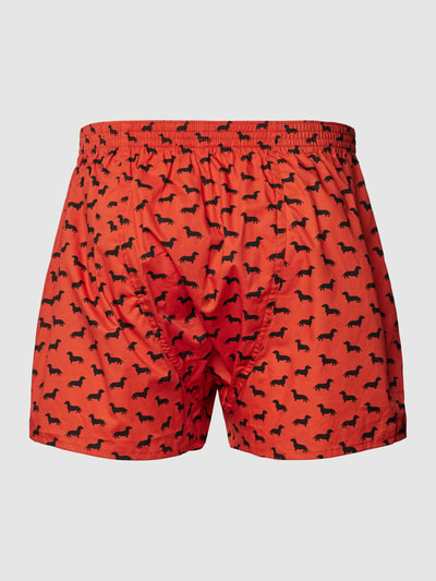 Jockey Boxershort met streepmotief in een set van 2 stuks Rood - 3