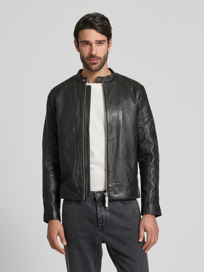 SELECTED HOMME Jacke mit Maokragen Modell 'ARCHIVE' Black 4