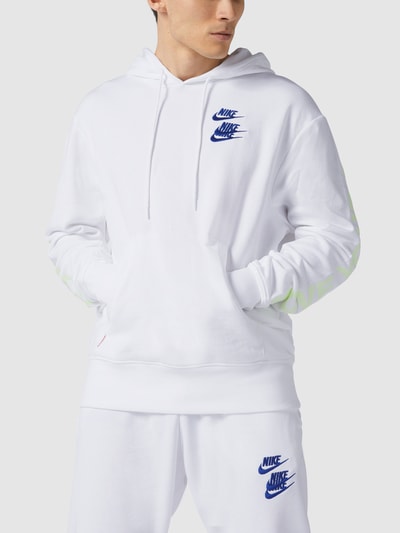 Nike Hoodie mit Stickereien und Prints Weiss 4