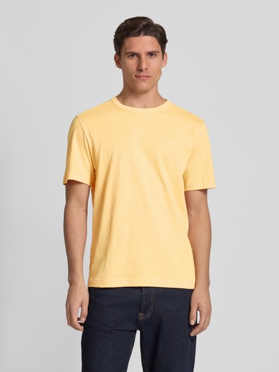 Tom Tailor Regular Fit T-Shirt aus reiner Baumwolle Apricot 4