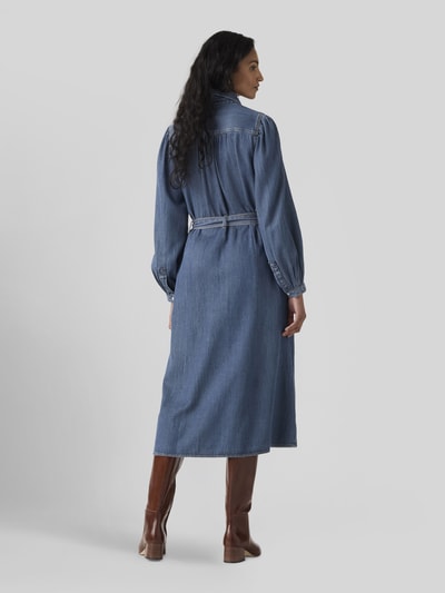 Levi's® 300 Dopasowana sukienka koszulowa z mieszanki lyocellu i bawełny Niebieski 5