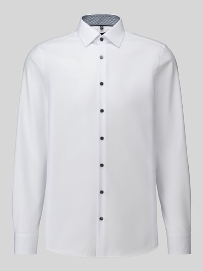 OLYMP Level 5 Body Koszula biznesowa o kroju slim fit z mieszanki bawełny Biały 2